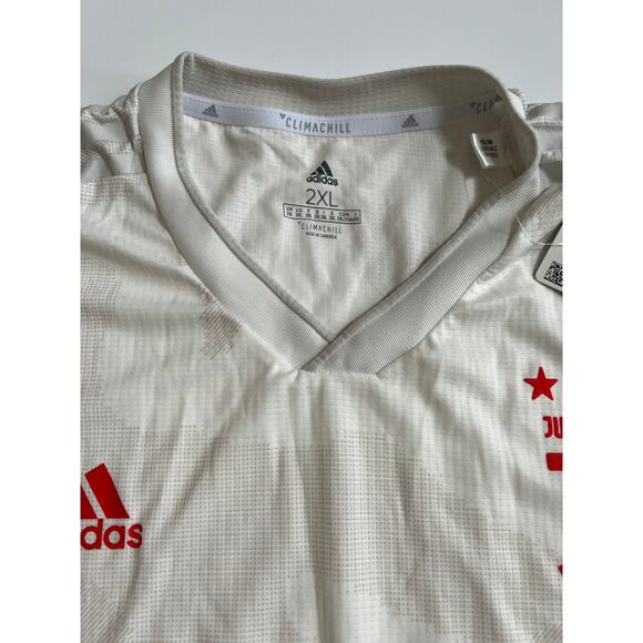 adidas Men's Juventus 19/20 Authentic Away Jersey Raw White DW5462 Size 2XL - Picture 16 of 16